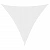 vidaXL Triangular Shade Sail, PU Coated Oxford Fabric, 3.6 x 3.6 x 3.6 m, White - Image 2 of 9