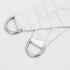 Parasole a Vela Oxford Triangolare 3×3×4,24 m Bianco - Image 8 of 37