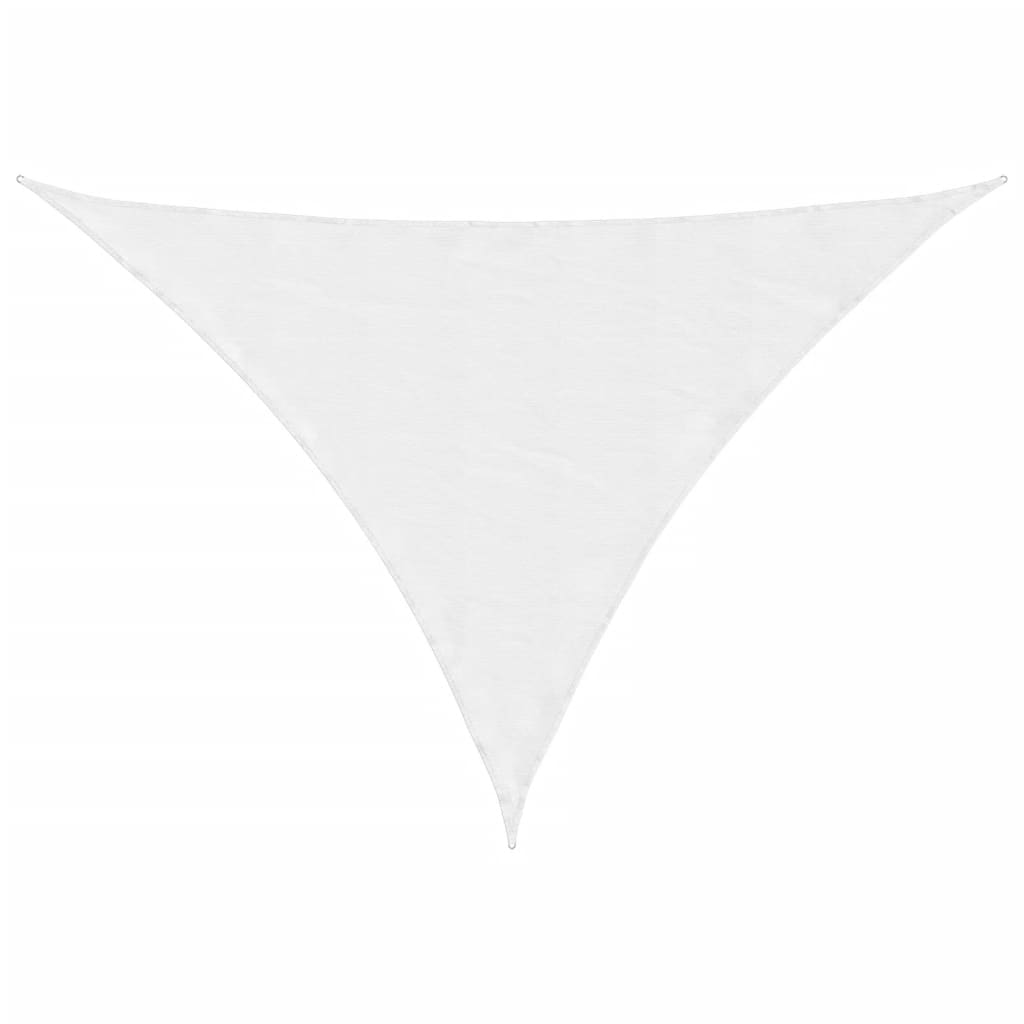 vidaXL Parasole a Vela Oxford Triangolare 3x4x5 m Bianco - Image 3 of 18