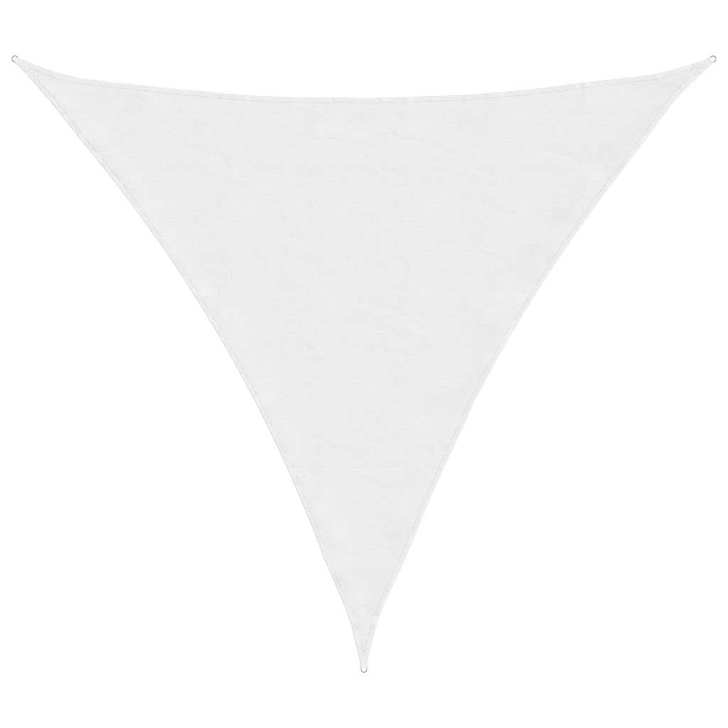 Parasole a Vela Triangolare 4×4×4 m in Tessuto PU Oxford, Bianco - Image 2 of 9