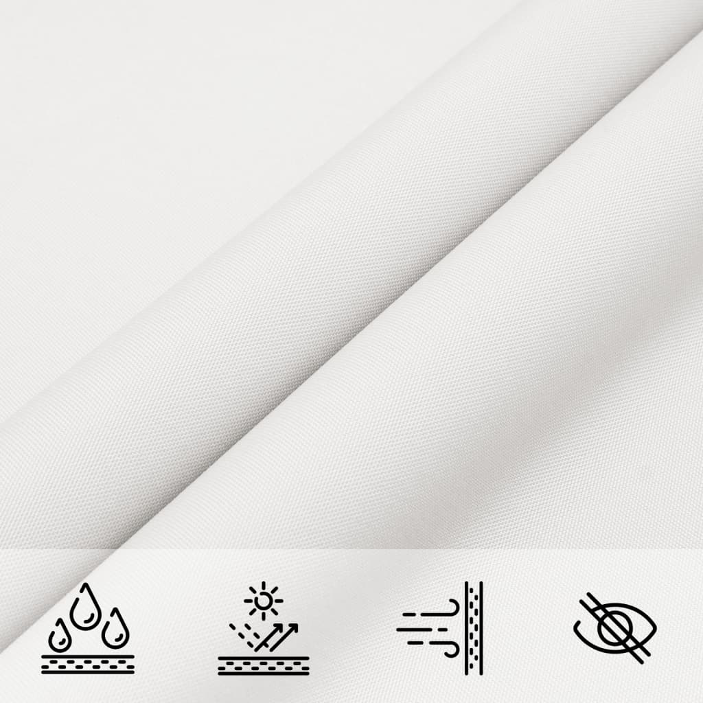 Parasole a Vela Oxford Triangolare 5×6×6 m Bianco - Image 25 of 76
