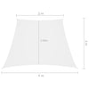 vidaXL HDPE Privacy Screen 3.6 x 25 m Black - Image 4 of 4