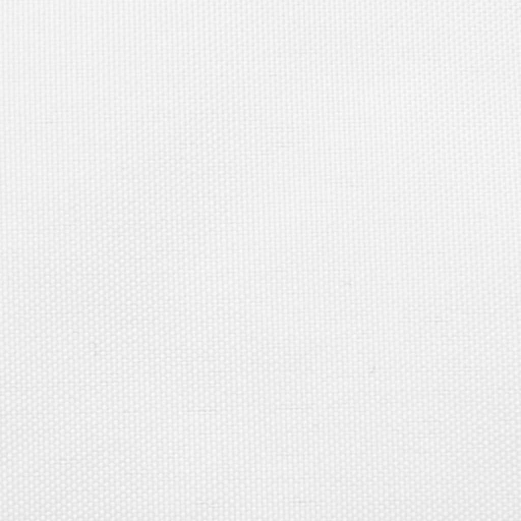 vidaXL Toldo vela Trapezoidal Tejido Oxford con recubrimiento de PU 3/5x4 m Blanco - Image 2 of 4