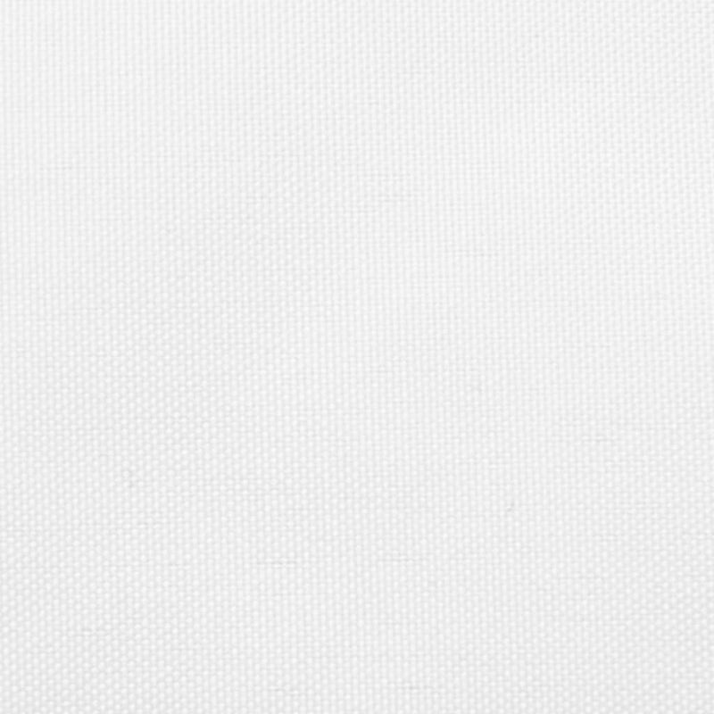 vidaXL Toldo vela Trapezoidal Tejido Oxford con recubrimiento de PU 3/5x4 m Blanco - Image 2 of 4