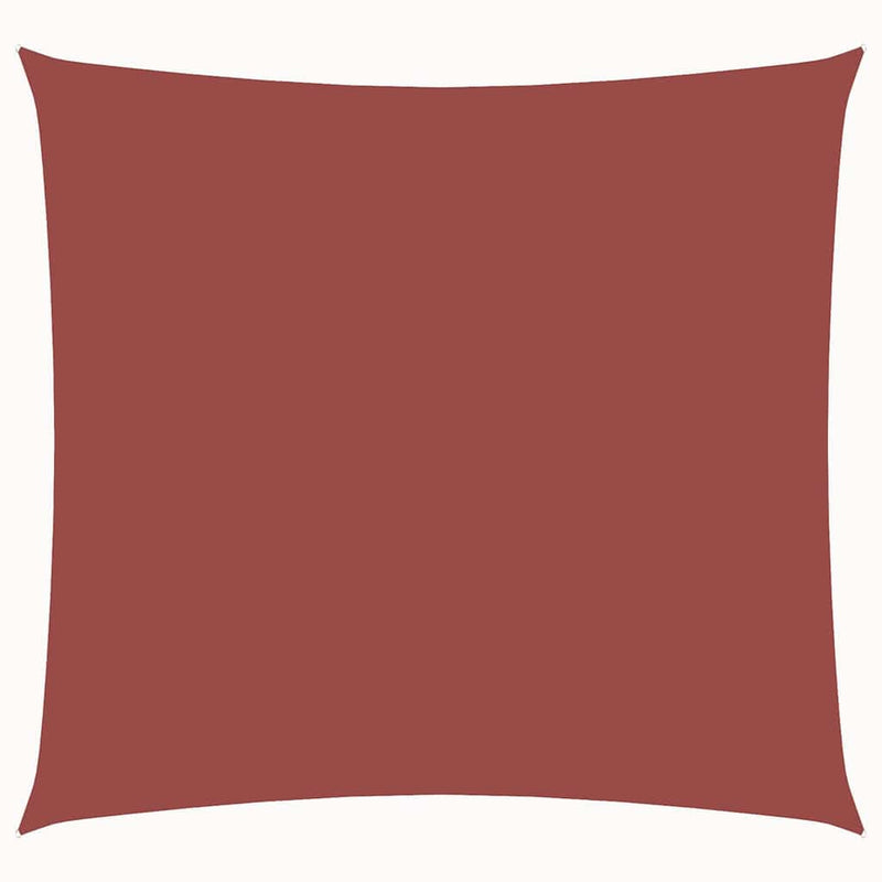 vidaXL Square Sun Shade Sail, Oxford Fabric, 3x3 m, Terracotta - Image 7 of 36