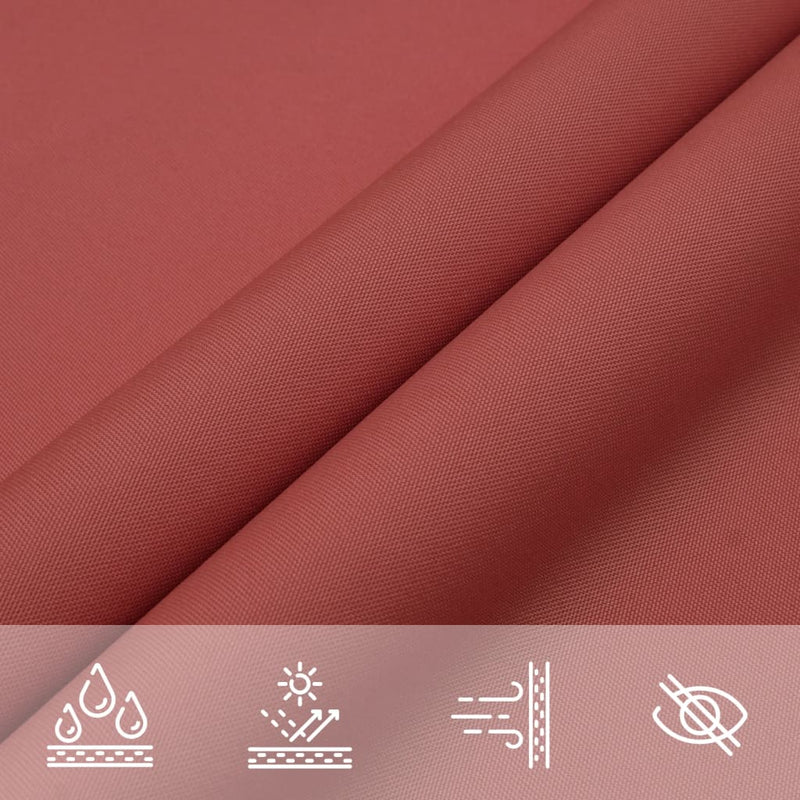 vidaXL Sail Shade Oxford Fabric 2x2.5 m Terracotta - Image 65 of 90