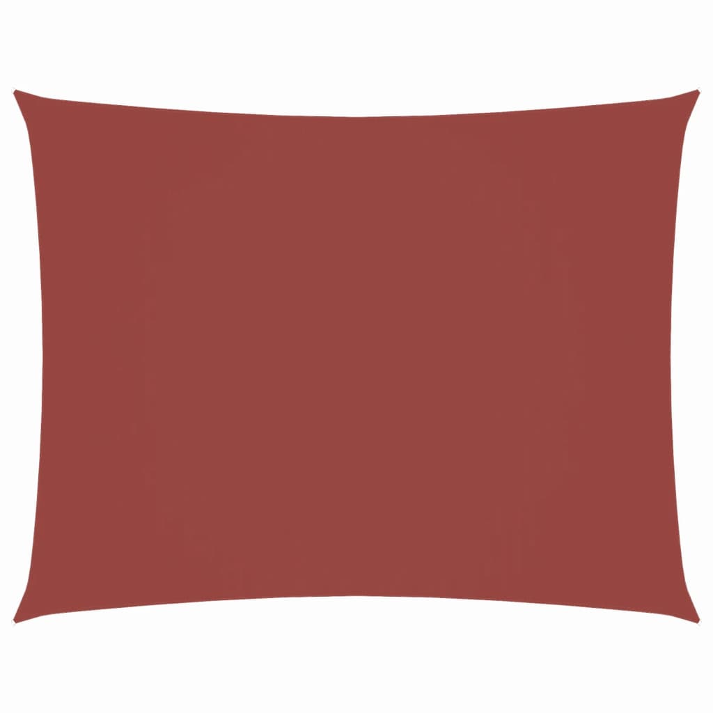 vidaXL Rectangular Oxford Fabric Sail Shade 2x3.5 m Terracotta - Image 5 of 36
