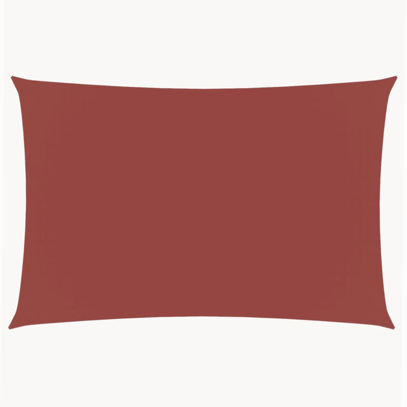 vidaXL Rectangular Sail Shade, PU Coated Oxford Fabric, 2x4.5 m, Terracotta - Image 13 of 81