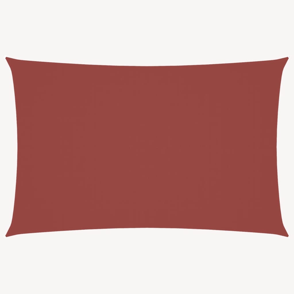 vidaXL Oxford Fabric Rectangular Sun Shade Sail 2.5x4.5m Terracotta - Image 4 of 27