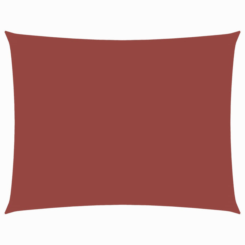 vidaXL Rectangular Sail Shade, PU Coated Oxford Fabric, 2x4.5 m, Terracotta - Image 11 of 81