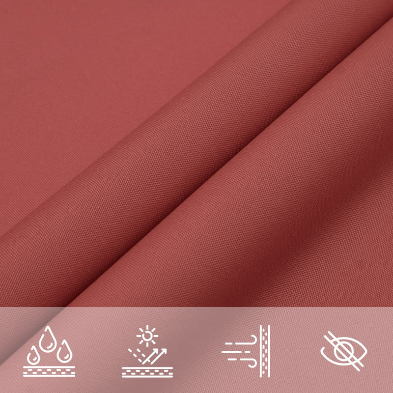 vidaXL Rectangular Sail Shade, PU Coated Oxford Fabric, 2x4.5 m, Terracotta - Image 61 of 81