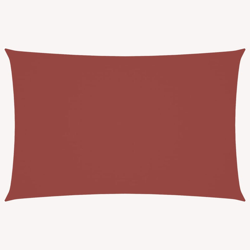vidaXL Parasole a Vela Tessuto Oxford Rettangolare 3 x 4,5 m Terracotta - Image 8 of 63