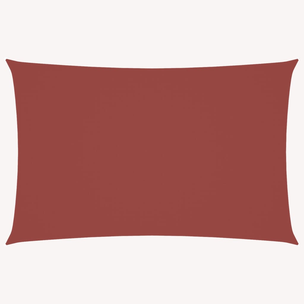 vidaXL Sail Shade Oxford Fabric 2x2.5 m Terracotta - Image 16 of 90