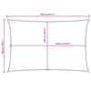 vidaXL Rectangular Sail Shade, PU Coated Oxford Fabric, 2x4.5 m, Terracotta - Image 75 of 81
