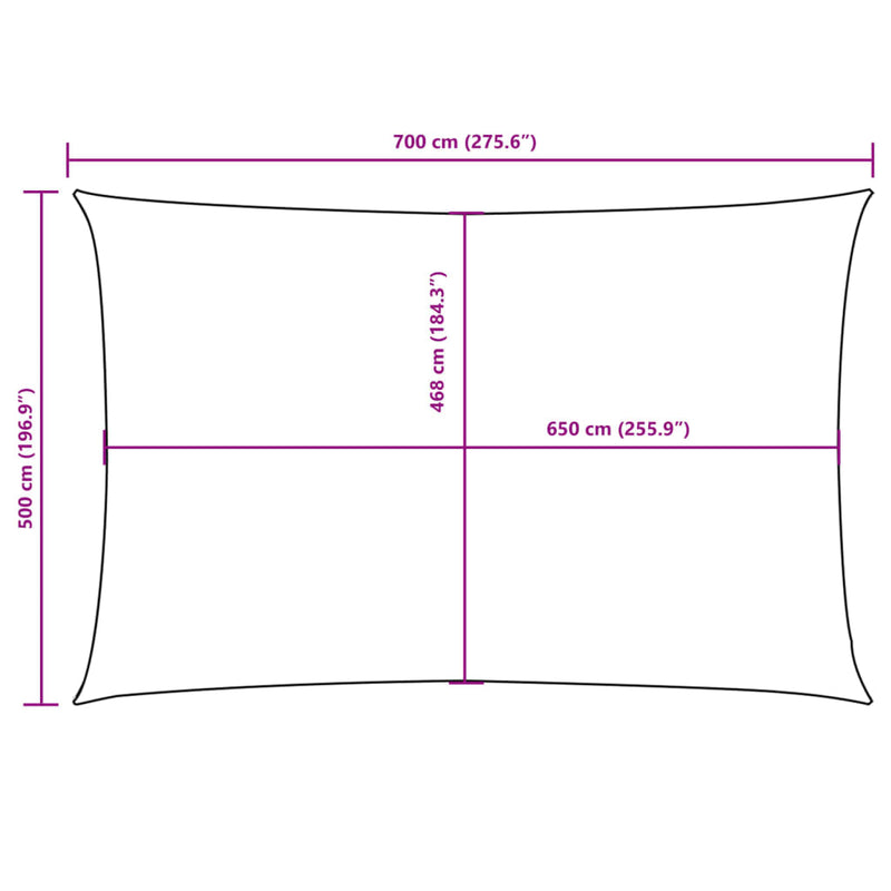 vidaXL Sail Shade Oxford Fabric 2x2.5 m Terracotta - Image 84 of 90
