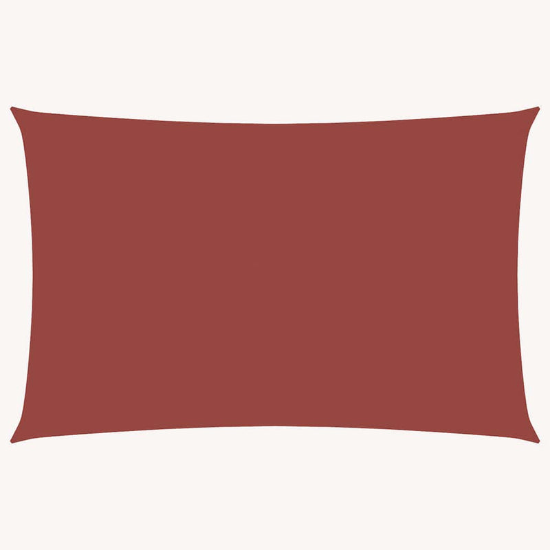 vidaXL Rectangular Sail Shade, PU Coated Oxford Fabric, 2x4.5 m, Terracotta - Image 14 of 81