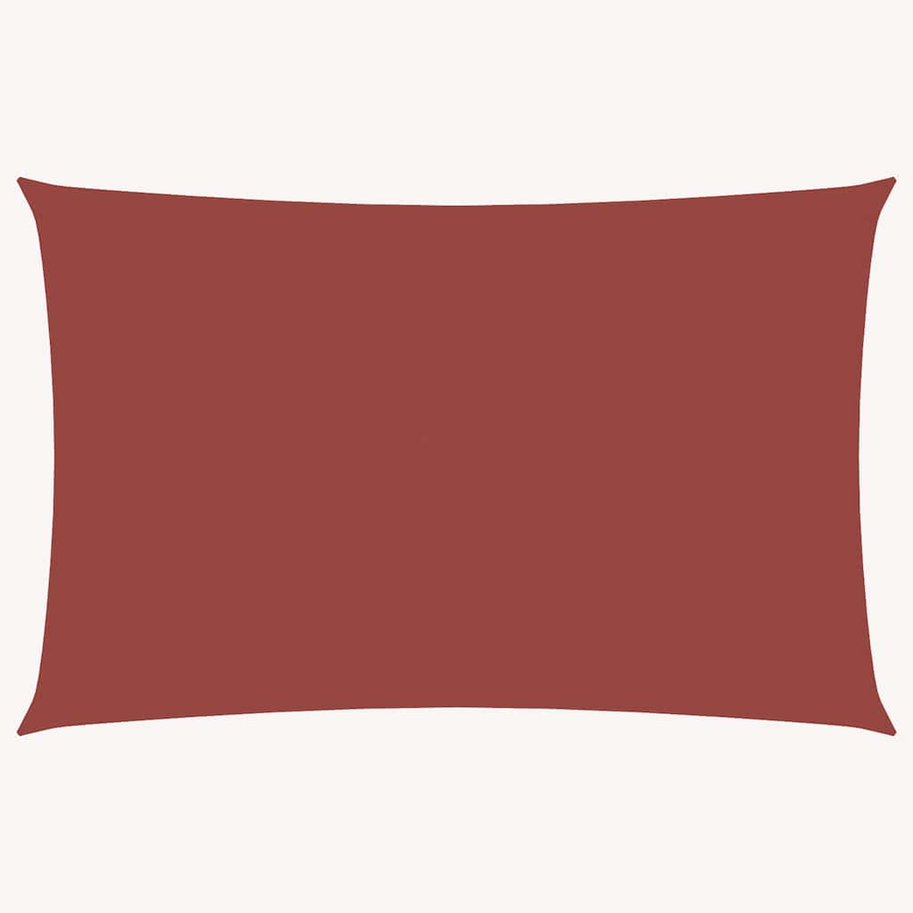 vidaXL Parasole a Vela Tessuto Oxford Rettangolare 3 x 4,5 m Terracotta - Image 12 of 63