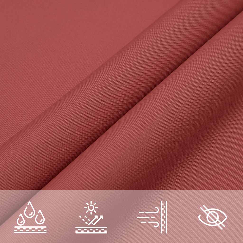vidaXL Sail Shade Oxford Fabric 2x2.5 m Terracotta - Image 64 of 90