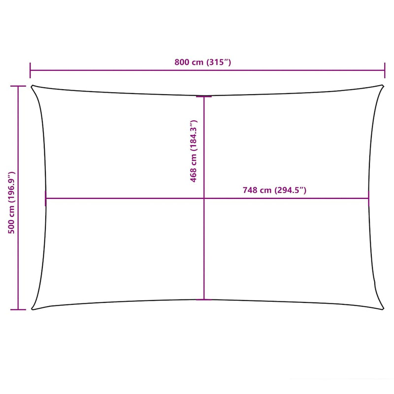 vidaXL Sail Shade Oxford Fabric 2x2.5 m Terracotta - Image 86 of 90