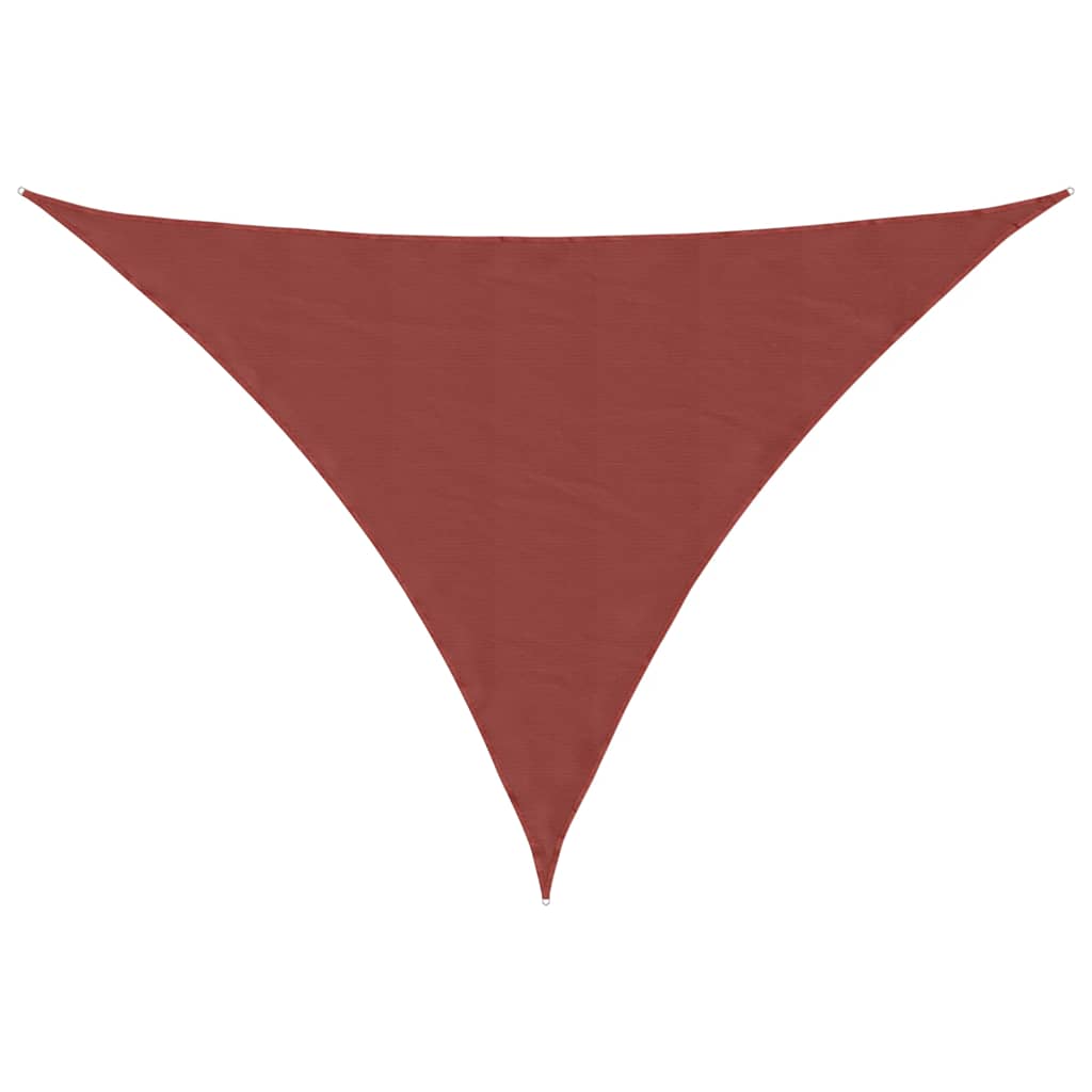 Parasole a Vela Triangolare Oxford Terracotta 3x4x4m - Image 2 of 9