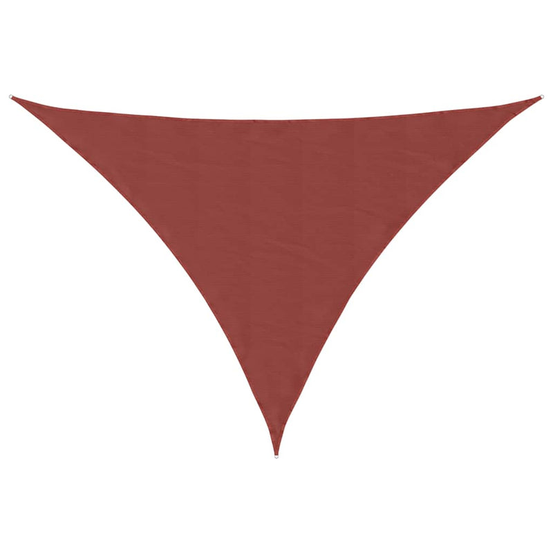 Parasole a Vela Triangolare Oxford Terracotta 3x4x4m - Image 2 of 9