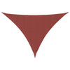 vidaXL Toldo de Vela Triangular de Tela Oxford con Revestimiento de PU 4x4x5,8 m Terracota - Image 3 of 18