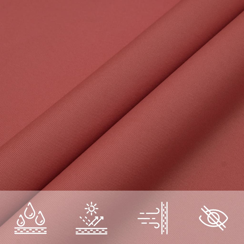 vidaXL Toldo de Vela Triangular de Tela Oxford con Revestimiento de PU 4x4x5,8 m Terracota - Image 11 of 18