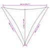 vidaXL Toldo de Vela Triangular de Tejido Oxford 6x6x6 m Terracota - Image 9 of 9
