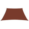 vidaXL Toldo de vela trapezoidal de tela Oxford 2/4x3 m Terracota - Image 1 of 4