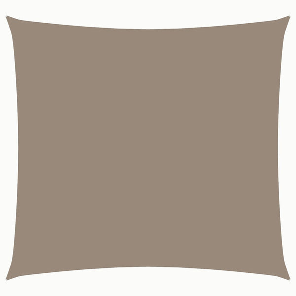 Parasole a Vela Quadrato in Tessuto Oxford Rivestito PU 3x3m Grigio Talpa - immagine 2 | SolPatio