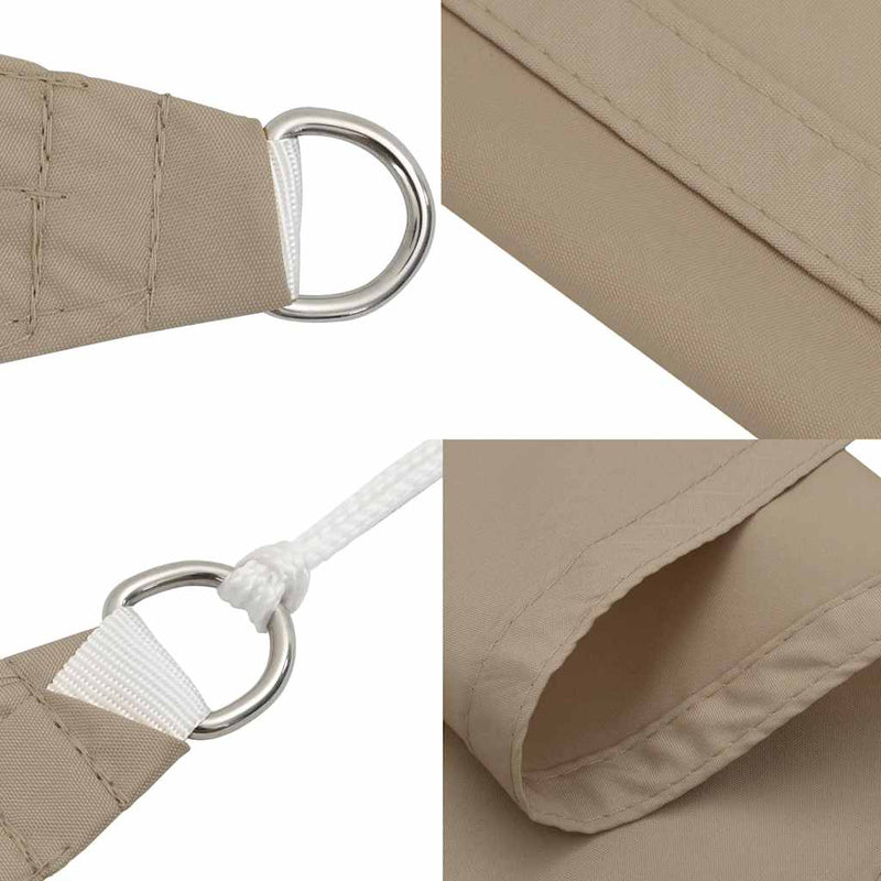 vidaXL Rectangular Oxford Fabric Sail Shade 2.5x3 m White - Image 53 of 90