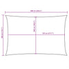 vidaXL Rectangular Oxford Fabric Sail Shade 2.5x3 m White - Image 87 of 90