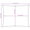 Parasole a Vela in Tessuto Oxford 3,5×4,5 m Talpa - Image 24 of 36