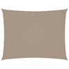 vidaXL Taupe Oxford Fabric Rectangular Shade Sail 4 x 6 m - Image 3 of 18