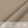 vidaXL Rectangular Oxford Fabric Sail Shade, 5x7m, Taupe - Image 7 of 9
