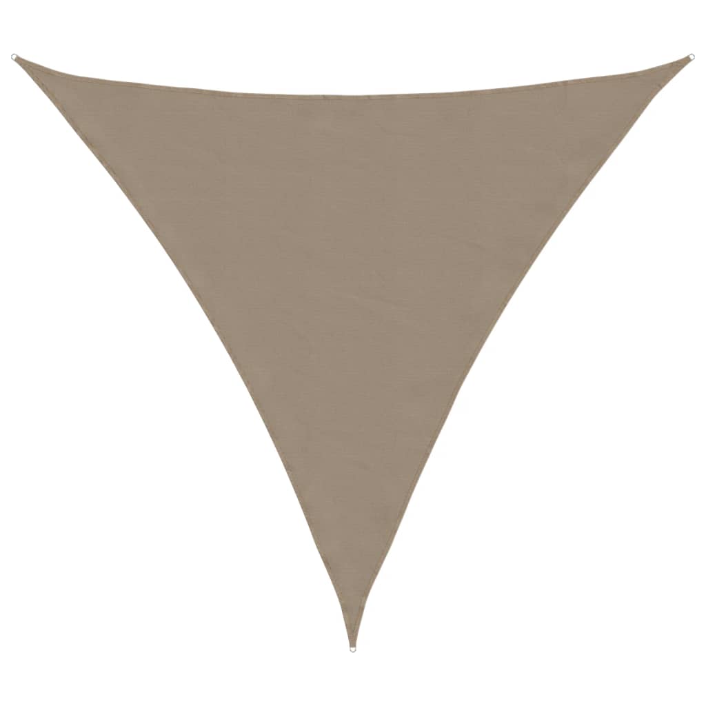 Parasole a Vela Triangolare in Tessuto Oxford 3,6×3,6×3,6 m Grigio Talpa - Image 2 of 9