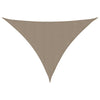 vidaXL Triangular Oxford Fabric Sail Shade 4x4x5.8 m Taupe - Image 2 of 9