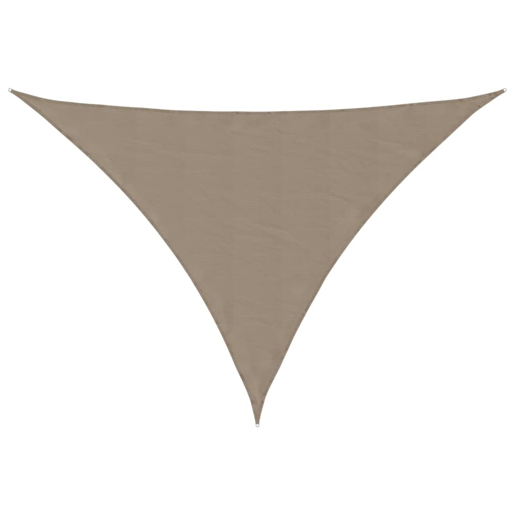 Vela Ombreggiante Triangolare in Tessuto Oxford 4x5x5 m - Grigio Talpa - Image 4 of 18