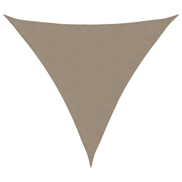 Parasole a Vela Oxford Triangolare 5x5x5 m Grigio Talpa - immagine 2 | SolPatio