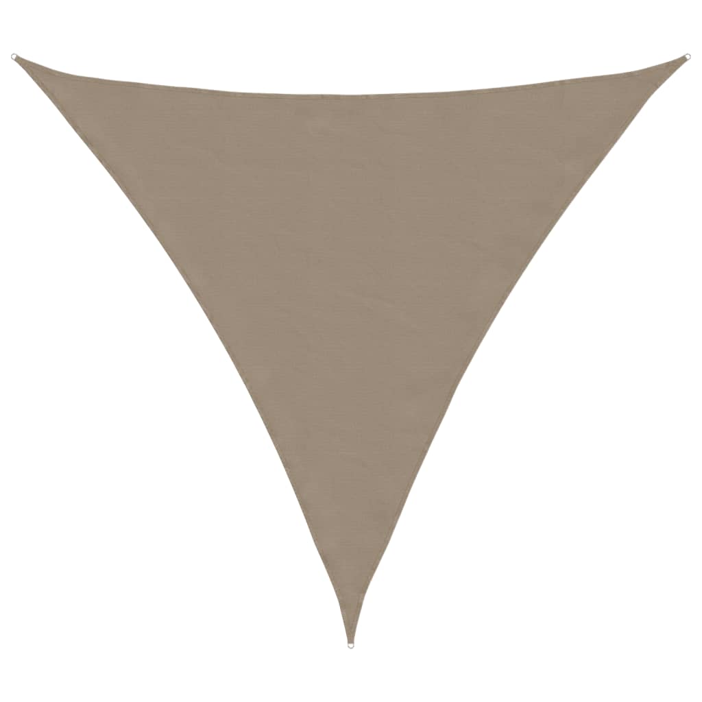 vidaXL Parasole a Vela Oxford Triangolare 6x6x6 m Grigio Talpa - Image 2 of 9