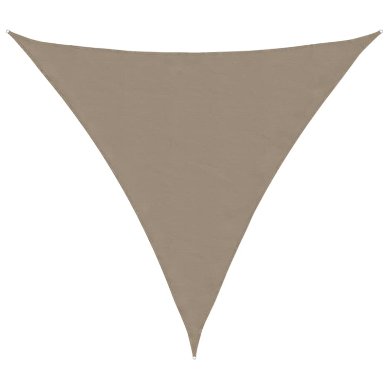 vidaXL Parasole a Vela Oxford Triangolare 6x6x6 m Grigio Talpa - Image 2 of 9