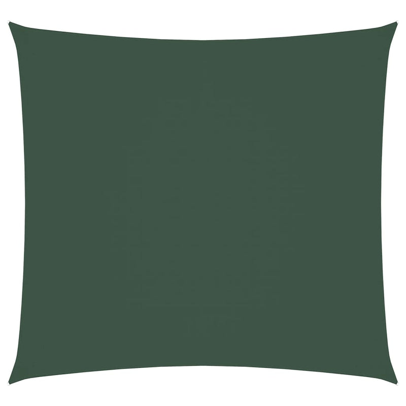 Vela Parasole in Tela Oxford Quadrata 2x2 m Verde Scuro - immagine 2 | SolPatio - Image 2 of 9