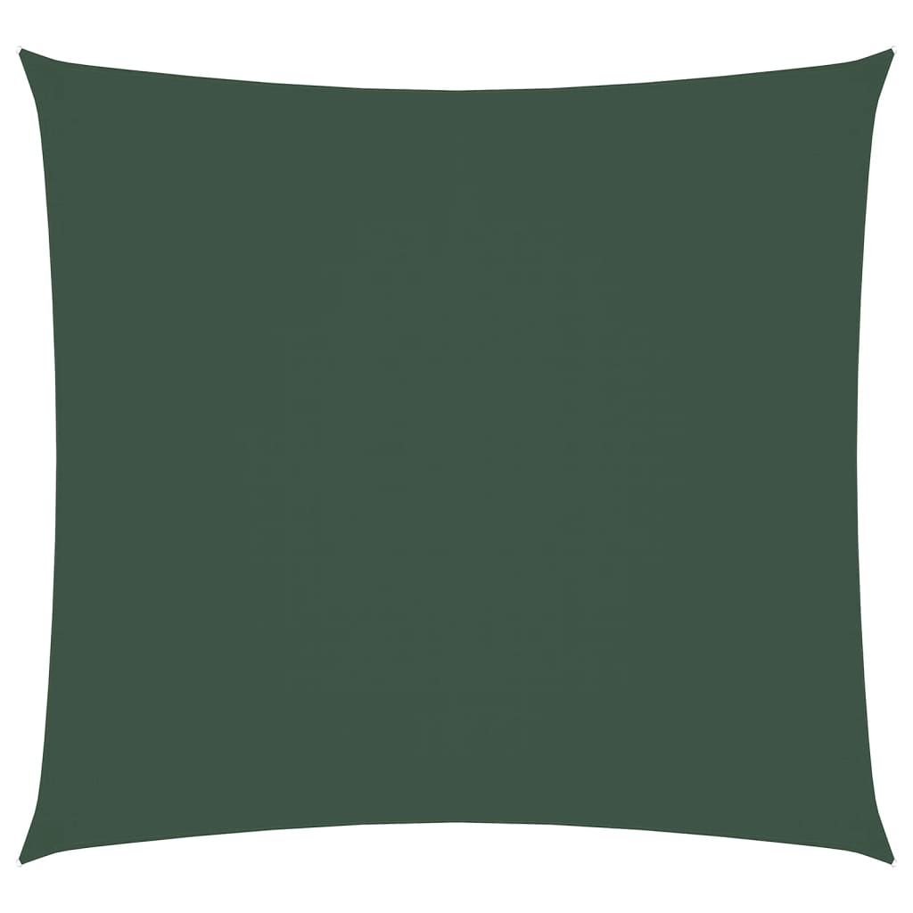 vidaXL Square Sun Shade Sail, PU Coated Oxford Fabric, 2.5 x 2.5 m, Dark Green - Image 2 of 9