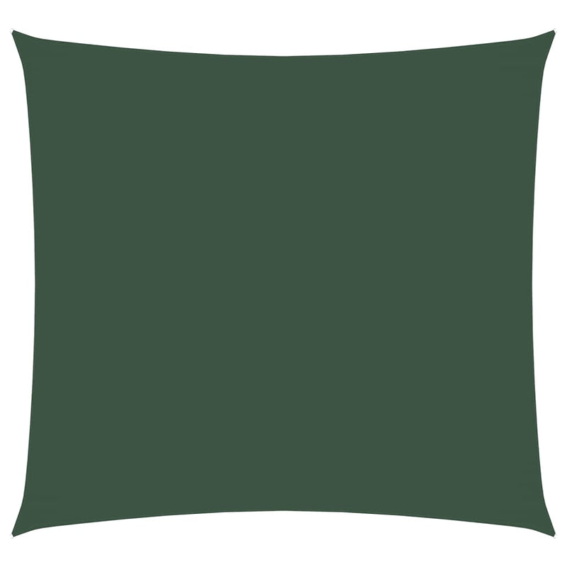 vidaXL Square Sun Shade Sail, Oxford Fabric, 4x4 m, Dark Green - Image 2 of 10