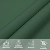 vidaXL Square Sun Shade Sail, Oxford Fabric, 4x4 m, Dark Green - Image 10 of 10