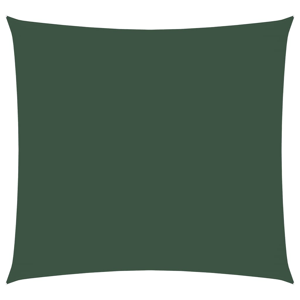 vidaXL Square Shade Sail, Oxford Fabric, 4.5x4.5 m, Dark Green - Image 2 of 9