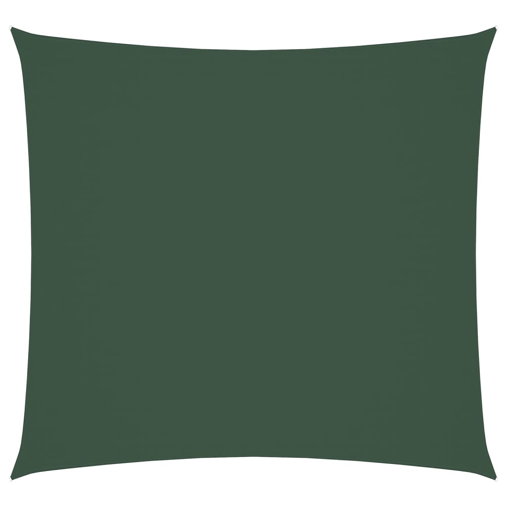 vidaXL Parasole a Vela in Tela Oxford Quadrato 7x7 m Verde Scuro - Image 3 of 18