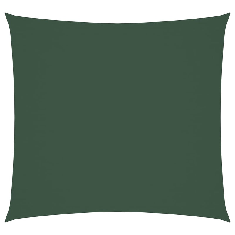 vidaXL Parasole a Vela in Tela Oxford Quadrato 7x7 m Verde Scuro - Image 3 of 18