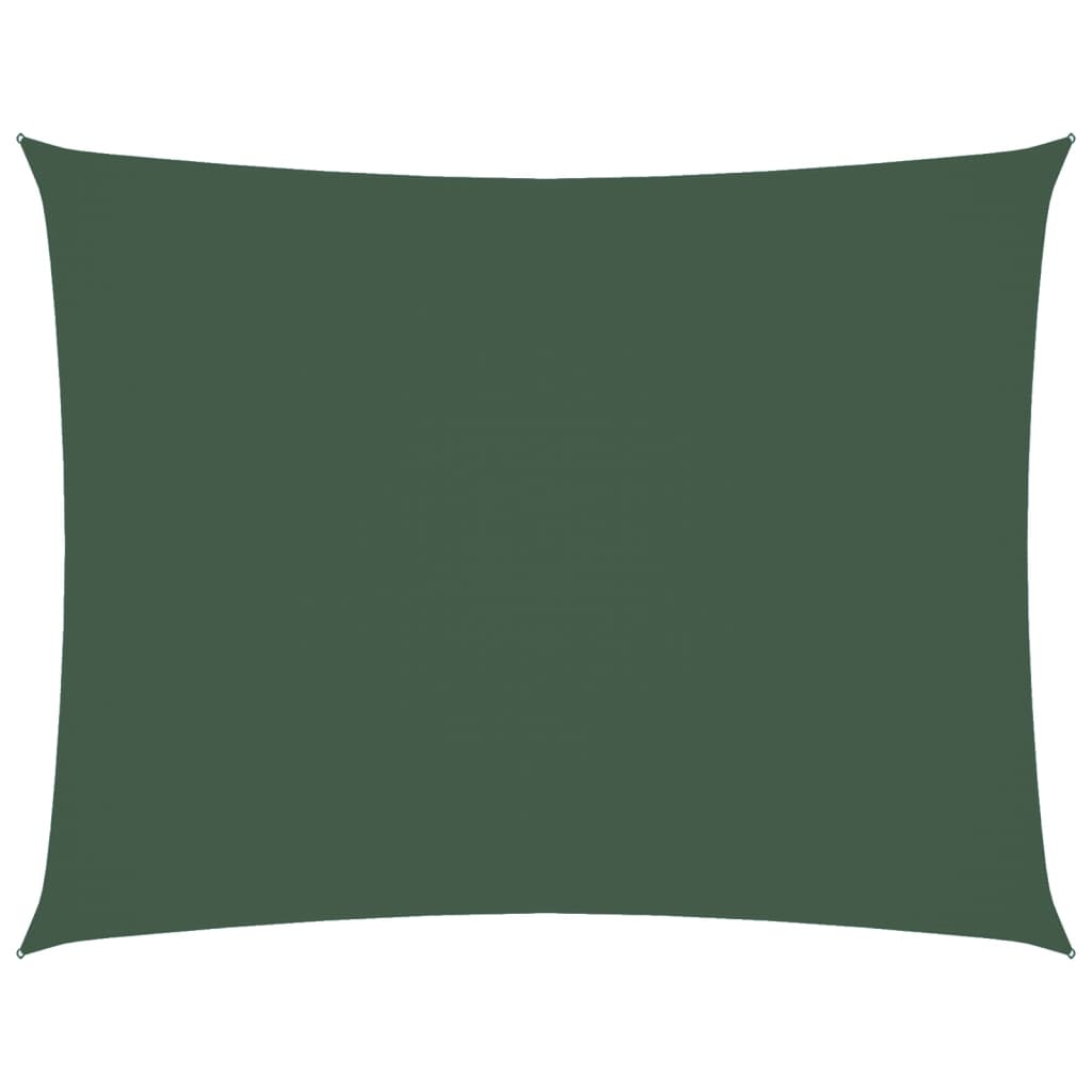 vidaXL Toldo vela de tejido Oxford 2 x 3,5 m Verde Oscuro - Image 14 of 90
