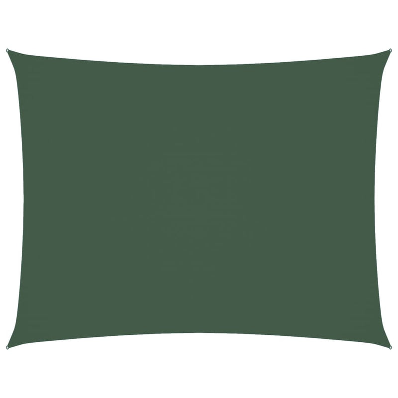 vidaXL Toldo vela de tejido Oxford 2 x 3,5 m Verde Oscuro - Image 14 of 90
